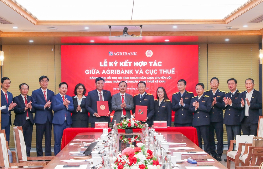 Agribank và Cục Thuế ký kết hợp tác, hỗ trợ hộ kinh doanh chuyển đổi từ phương pháp thuế khoán sang thuế kê khai- Ảnh 3.