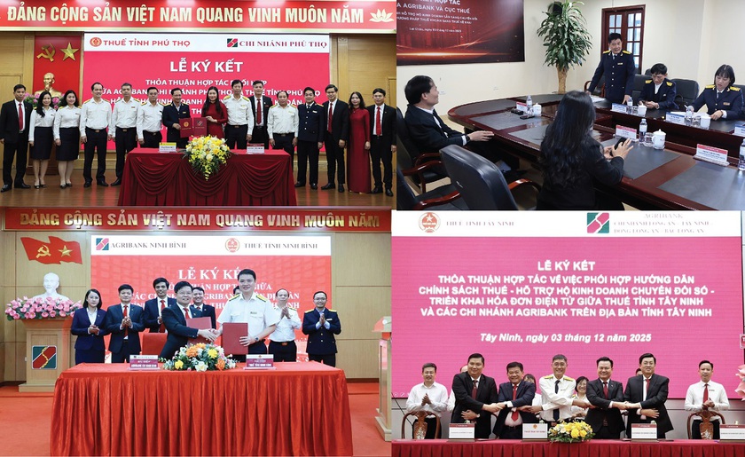 Agribank và Cục Thuế ký kết hợp tác, hỗ trợ hộ kinh doanh chuyển đổi từ phương pháp thuế khoán sang thuế kê khai- Ảnh 7.