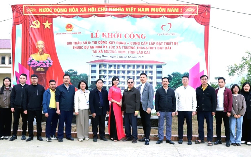 Tập đoàn Vingroup tài trợ gần 13 tỷ đồng xây ký túc xá 5 tầng cho học sinh vùng cao Mường Hum – Lào Cai - Ảnh 6.
