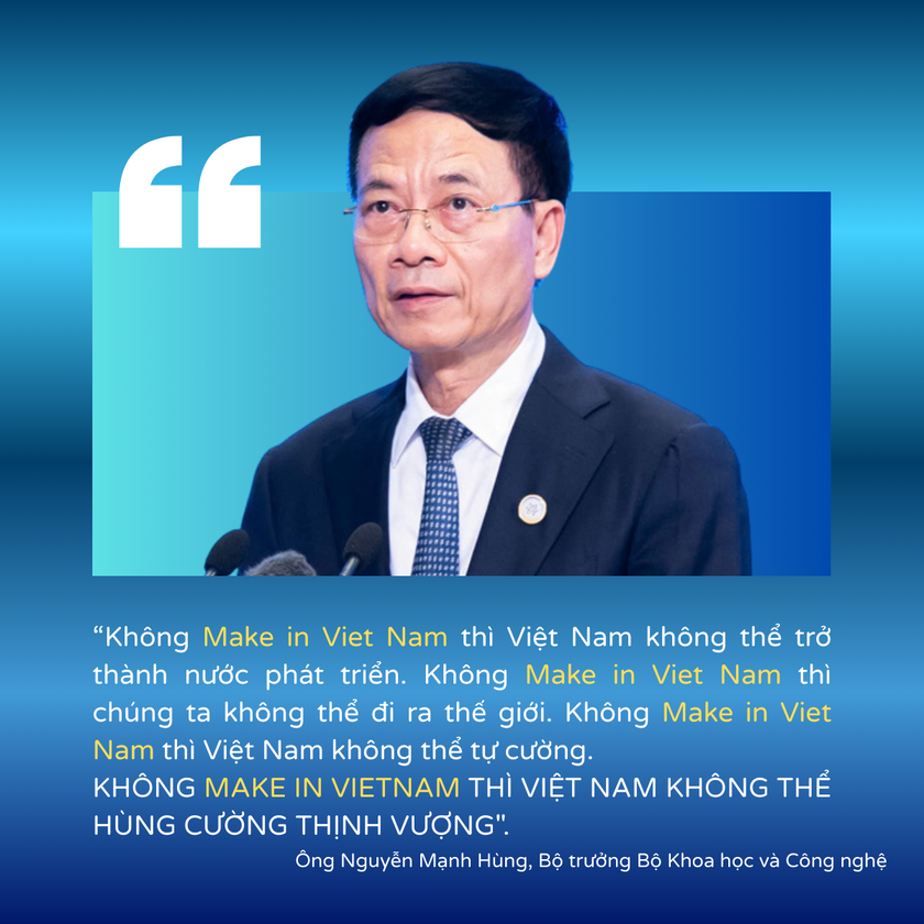Make in Viet Nam: Sản phẩm dịch vụ công nghệ trọng điểm được tạo đà cất cánh- Ảnh 1. Make in Viet Nam: Sản phẩm dịch vụ công nghệ trọng điểm được tạo đà cất cánh- Ảnh 1.
