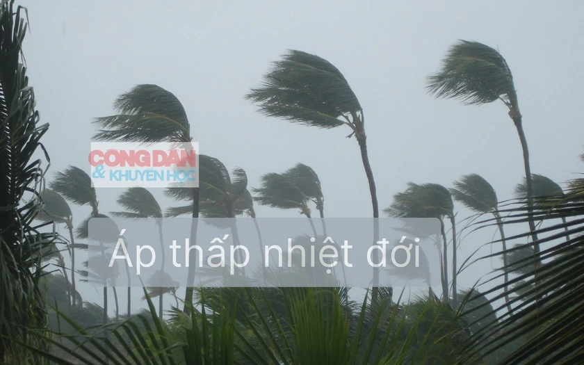 Áp thấp nhiệt đới tăng tốc hướng về Nam Bộ . Ảnh minh hoạ: IT