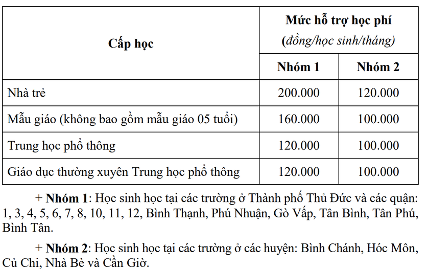 Chính thức miễn học phí cho toàn bộ học sinh các cấp tại Thành phố Hồ Chí Minh - Ảnh 2.