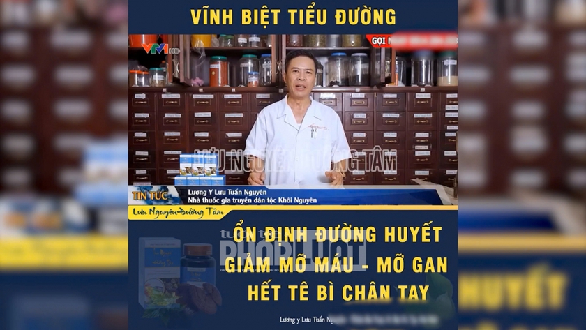 Sản phẩm Lưu Nguyên Đường Tâm quảng cáo sai sự thật và hệ sinh thái “thuốc tiên”- Ảnh 1.