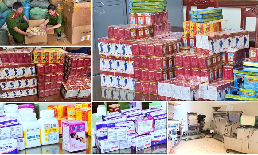 Triệt phá đường dây sản xuất buôn bán tân dược giả thu lợi hàng trăm tỉ  - Ảnh 2.