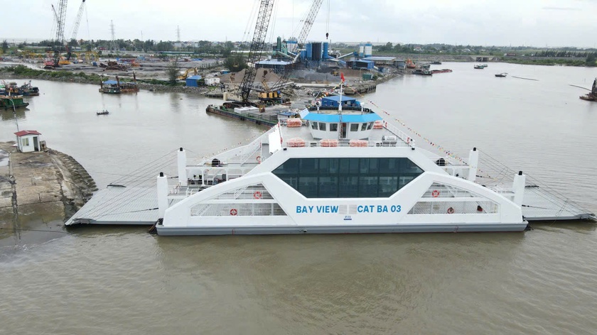 Hải Phòng: Tạm dừng chuyên chở truc tiep bong da xoivotv ô tô con, ô tải qua bến phà Đồng Bài trong một số thời điểm - Ảnh 3.