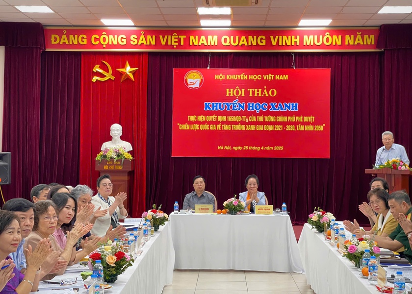 Hội Khuyến học Việt Nam tổ chức Hội thảo Khuyến học xanh - Ảnh 1.