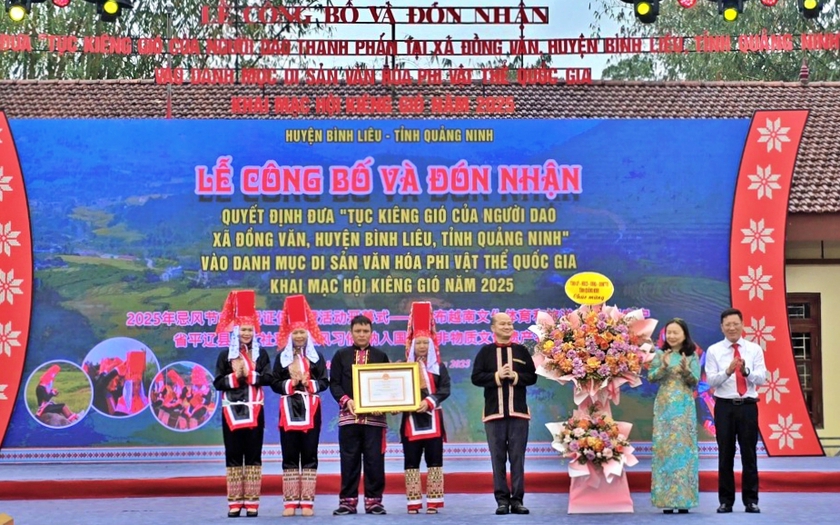 Rộn ràng Hội Kiêng gió của người Dao ở Bình Liêu - Ảnh 1.