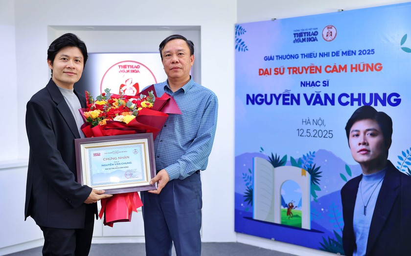 Chắp cánh giấc mơ tuổi thơ: Nhạc sĩ Nguyễn Văn Chung trở thành Đại sứ Truyền cảm hứng Giải thưởng Thiếu nhi Dế Mèn 2025 - Ảnh 1.