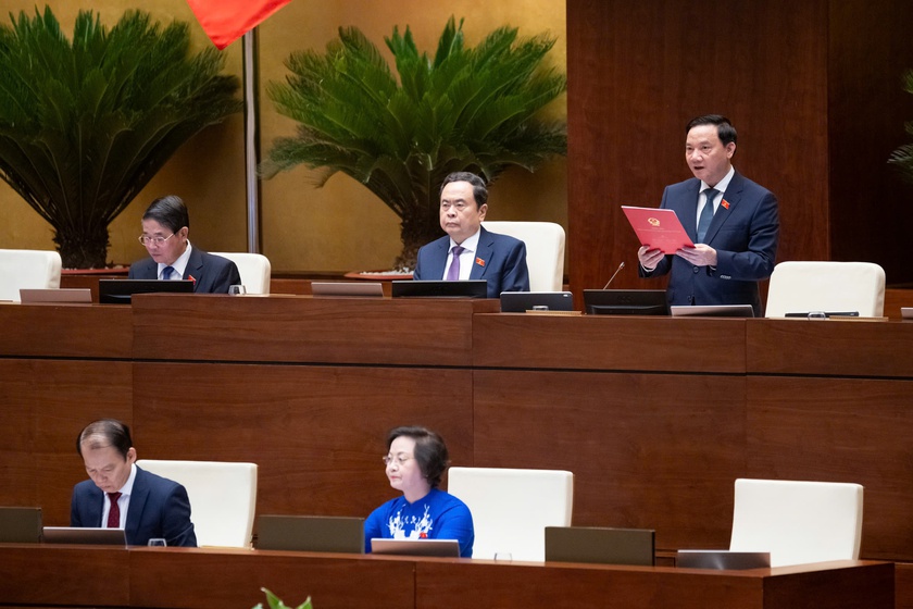 Sửa đổi, bổ sung Hiến pháp: Đại biểu Quốc hội góp ý các quy định về Mặt trận Tổ quốc Việt Nam - Ảnh 1.