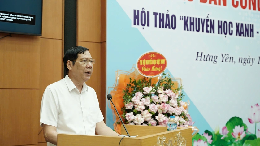 Hội nghị giao ban cụm thi đua khuyến học đồng bằng sông Hồng, triển khai "Khuyến học xanh" - Ảnh 2.