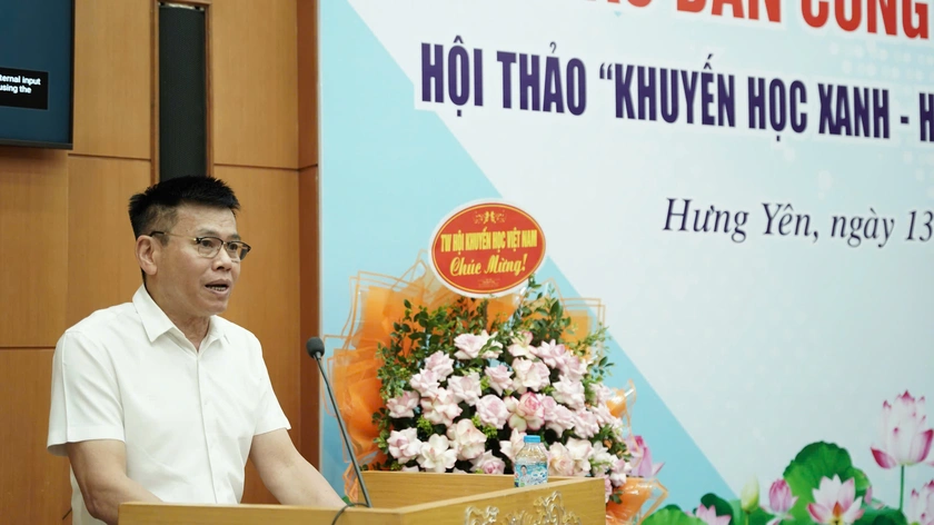 Hội nghị giao ban cụm thi đua khuyến học đồng bằng sông Hồng, triển khai "Khuyến học xanh" - Ảnh 9.