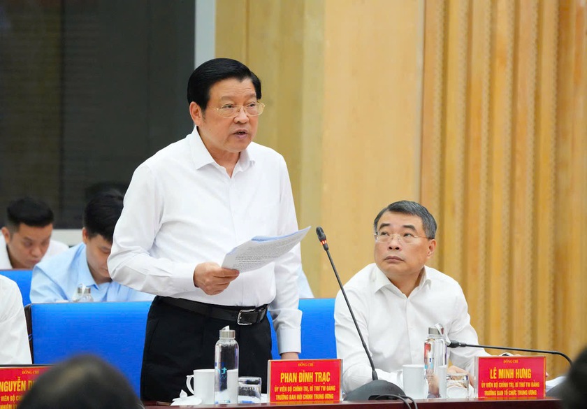 Tổng Bí thư Tô Lâm làm việc với Ban Thường vụ Tỉnh ủy Nghệ An - Ảnh 4.