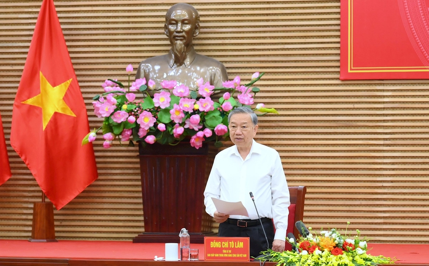 Tổng Bí thư Tô Lâm: 'Nghệ An phải hành động bằng tinh thần của người tiên phong' - Ảnh 1.