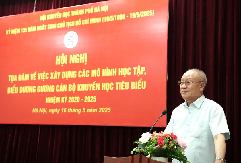 Hà Nội biểu dương gương cán bộ khuyến học tiêu biểu nhiệm kỳ 2020-2025 - Ảnh 5.