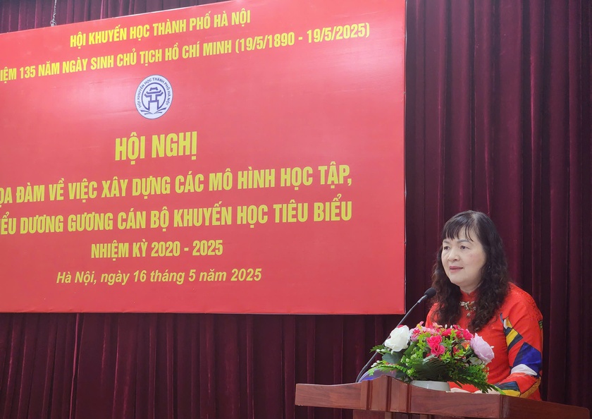 Hà Nội biểu dương gương cán bộ khuyến học tiêu biểu nhiệm kỳ 2020-2025 - Ảnh 3.