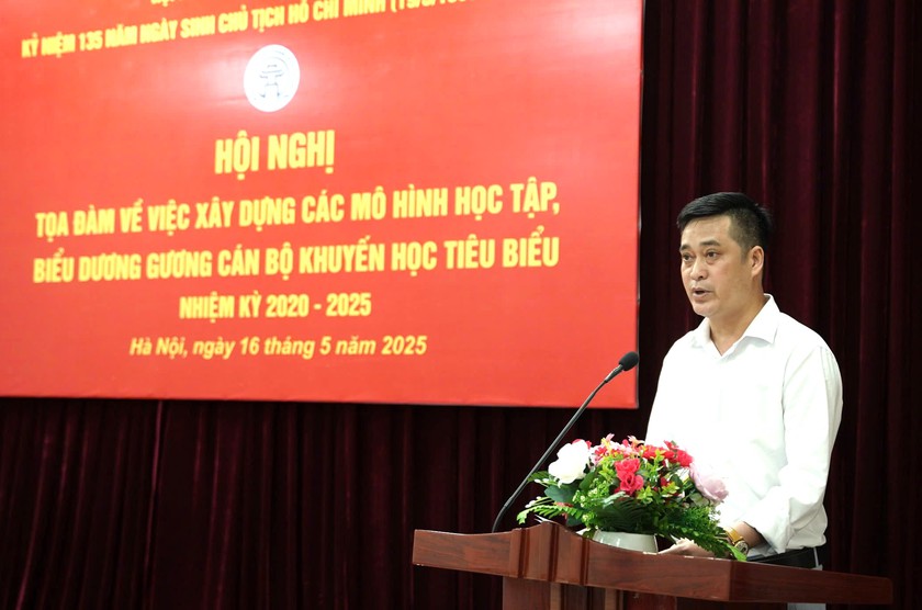 Hà Nội biểu dương gương cán bộ khuyến học tiêu biểu nhiệm kỳ 2020-2025 - Ảnh 14.
