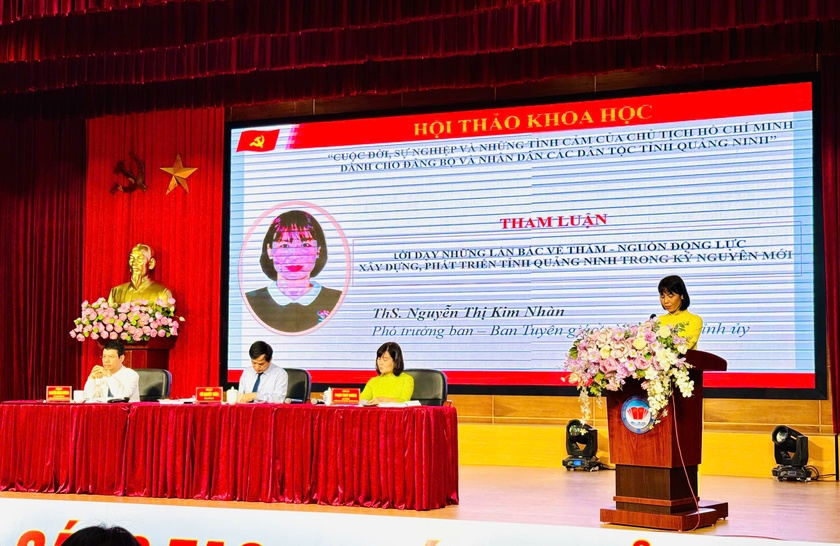 Hội thảo khoa học về cuộc đời, sự nghiệp và những tình cảm của Chủ tịch Hồ Chí Minh dành cho Quảng Ninh - Ảnh 3.