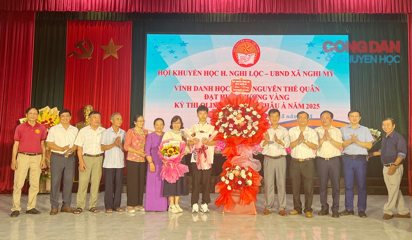 Vinh danh học sinh đạt huy chương vàng Kỳ thi Olymlic Vật lý Châu Á - Ảnh 1.