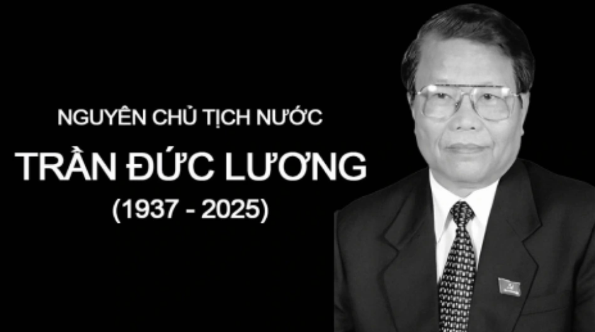 Quốc tang nguyên Chủ tịch nước Trần Đức Lương từ ngày 24-25/5- Ảnh 1. Quốc tang nguyên Chủ tịch nước Trần Đức Lương từ ngày 24-25/5- Ảnh 1.