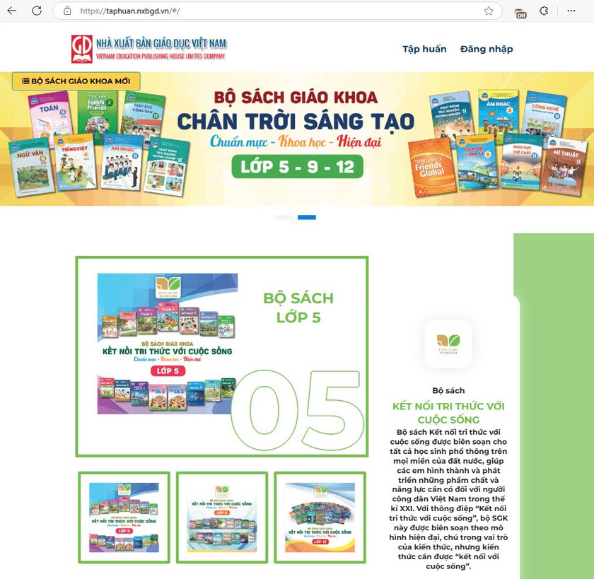 Thông báo về việc sử dụng sách giáo khoa điện tử miễn phí của Nhà xuất bản Giáo dục Việt Nam - Ảnh 1.
