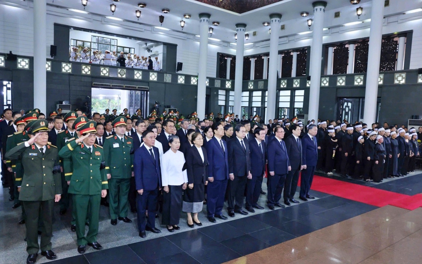 Trang trọng Lễ Truy điệu nguyên Chủ tịch nước Trần Đức Lương - Ảnh 2.