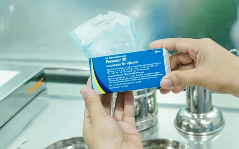 Vaccine phế cầu 20 do Tập đoàn Dược phẩm Pfizer (Mỹ) sản xuất. Nguồn: IT