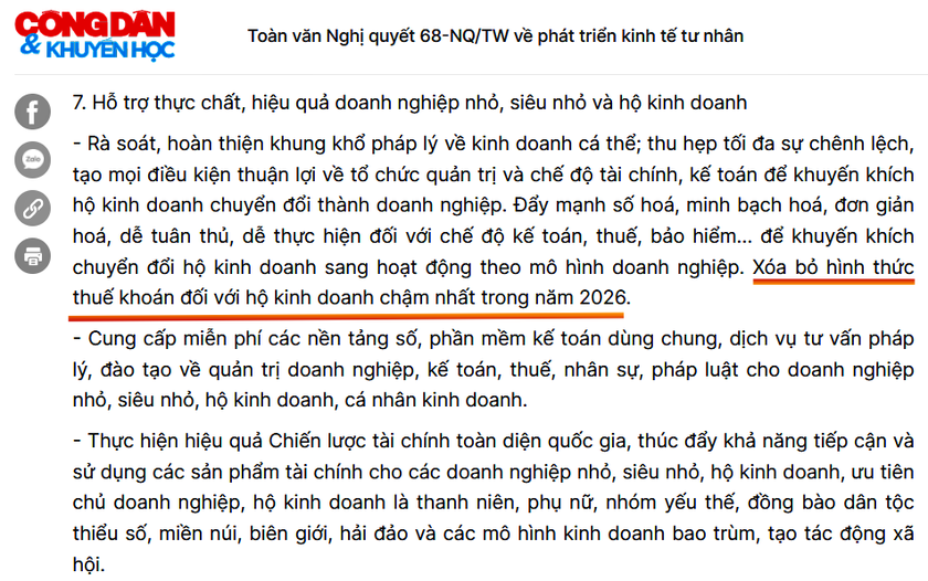 Hộ kinh doanh chuẩn bị gì khi bỏ thuế khoán? - Ảnh 1.