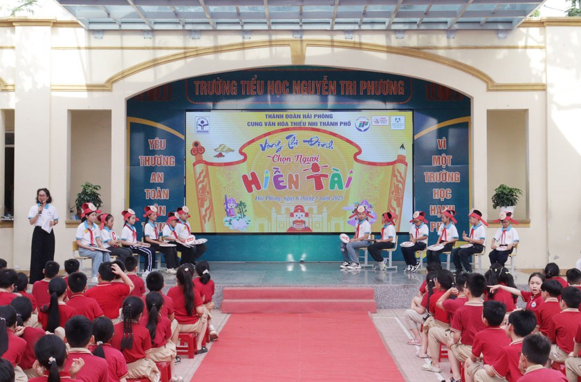Hải Phòng: Sức hút từ sân chơi "Chọn người hiền tài" năm học 2024 - 2025 - Ảnh 1.