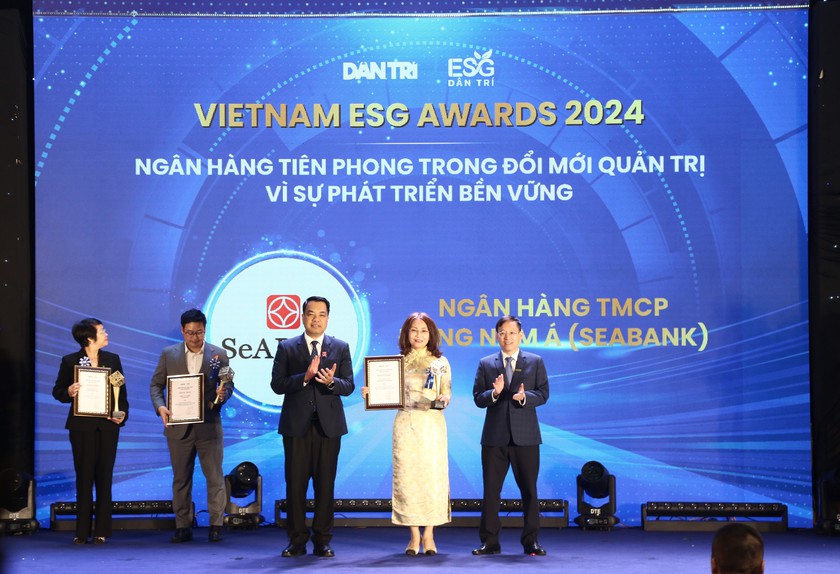 SeABank được vinh danh “Ngân hàng tiên phong trong đổi mới quản trị vì sự phát triển bền vững” tại Vietnam ESG Awards- Ảnh 1.