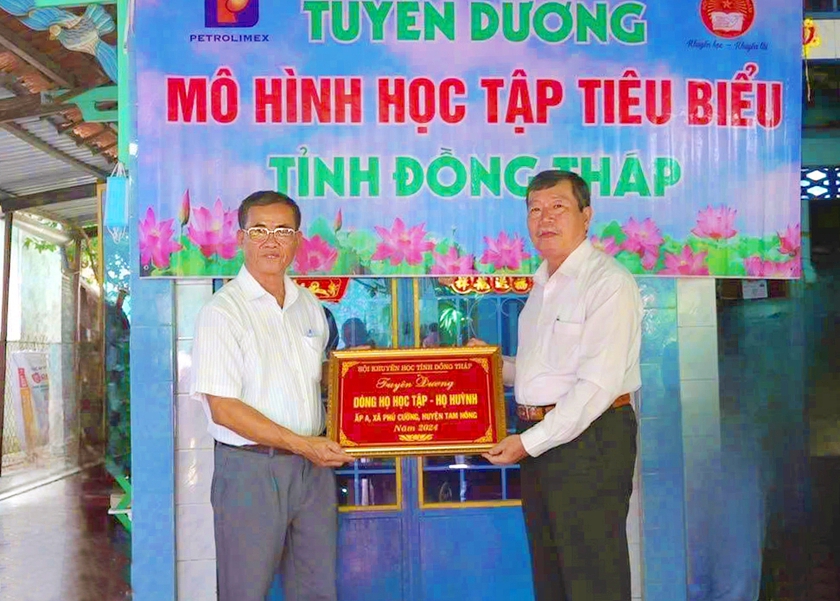 Dòng họ học tập tiêu biểu - dòng họ Huỳnh ở Đồng Tháp - Ảnh 1.
