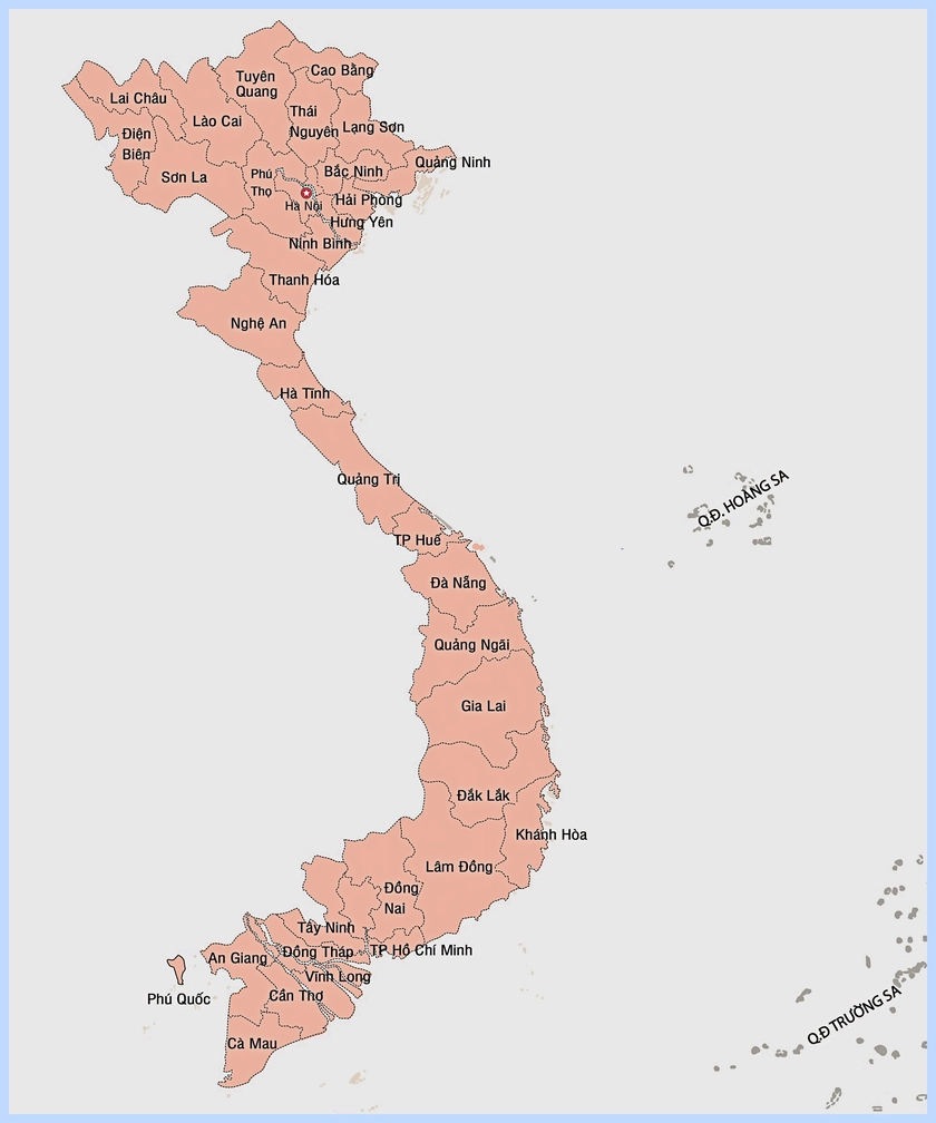 Tên gọi, diện tích, dân số 34 tỉnh, thành của Việt Nam - Ảnh 1.