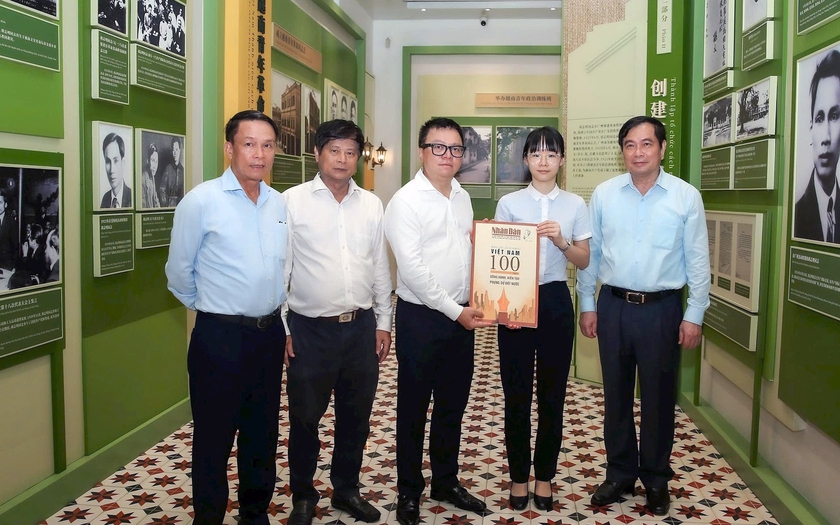 Đoàn công tác Hội Nhà báo Việt Nam thăm nơi Bác Hồ sáng lập Báo Thanh Niên tại Quảng Châu - Ảnh 6.