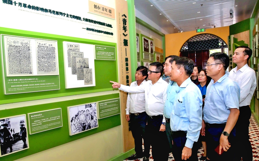 Đoàn công tác Hội Nhà báo Việt Nam thăm nơi Bác Hồ sáng lập Báo Thanh Niên tại Quảng Châu - Ảnh 1.