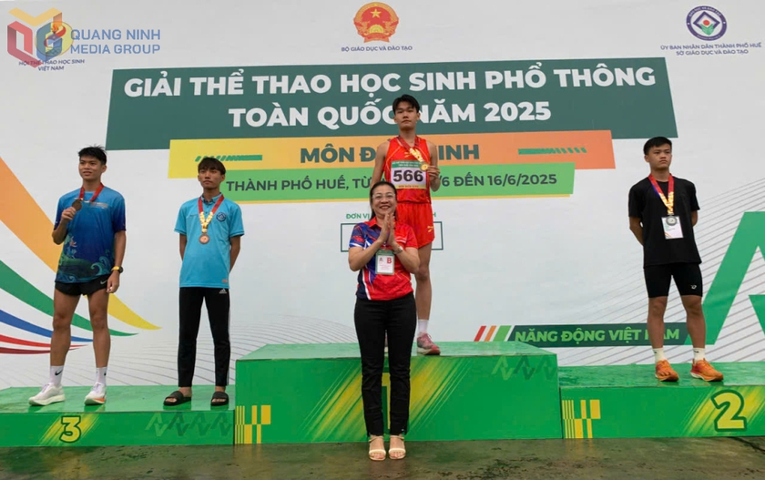 Quảng Ninh đoạt 14 huy chương tại Giải Thể thao học sinh phổ thông toàn quốc năm 2025 - Ảnh 2.