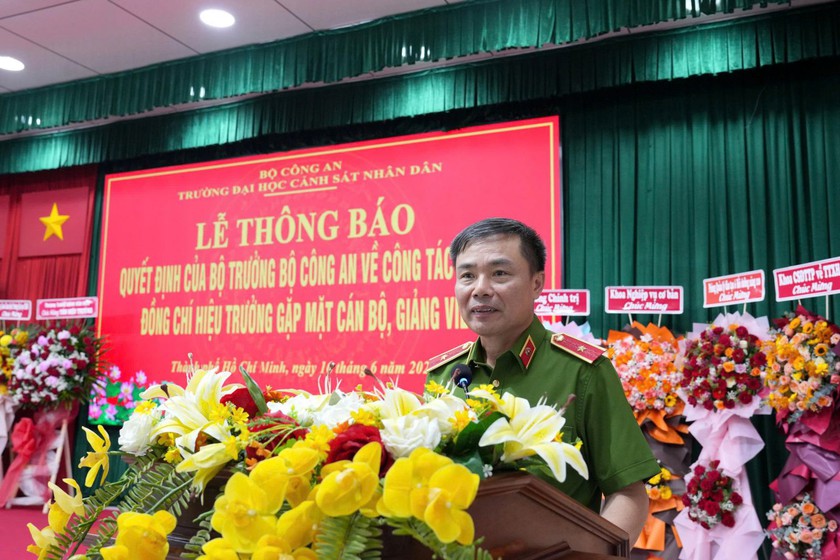 Trường Đại học Cảnh sát nhân dân có tân hiệu trưởng - Ảnh 1.
