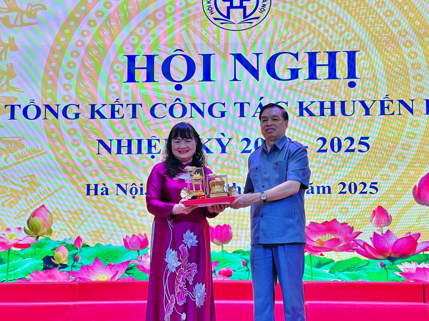 Hội Khuyến học Hà Nội tổng kết hoạt động nhiệm kỳ, huy động mọi nguồn lực cho khuyến học thời kỳ mới - Ảnh 6.