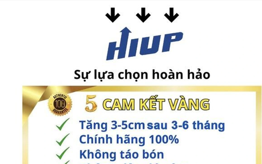 Sản phẩm dinh dưỡng HIUP 27 được sản xuất tại Nhà máy Công ty Cổ phần Thương mại và sản xuất Nature Made từ ngày 8/8/2024 đến ngày 05/3/2025 không bảo đảm thành phần và hàm lượng các chất dinh dưỡng như “Bản đăng ký công bố sản phẩm". Ảnh minh hoạ: IT Sản phẩm dinh dưỡng HIUP 27 được sản xuất tại Nhà máy Công ty Cổ phần Thương mại và sản xuất Nature Made từ ngày 8/8/2024 đến ngày 05/3/2025 không bảo đảm thành phần và hàm lượng các chất dinh dưỡng như “Bản đăng ký công bố sản phẩm". Ảnh minh hoạ: IT