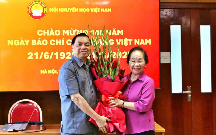 Hội Khuyến học Việt Nam kỷ niệm 100 năm ngày Báo chí Cách mạng Việt Nam - Ảnh 5.