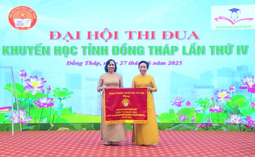 Đại hội thi đua Hội Khuyến học tỉnh Đồng Tháp - Ảnh 1.