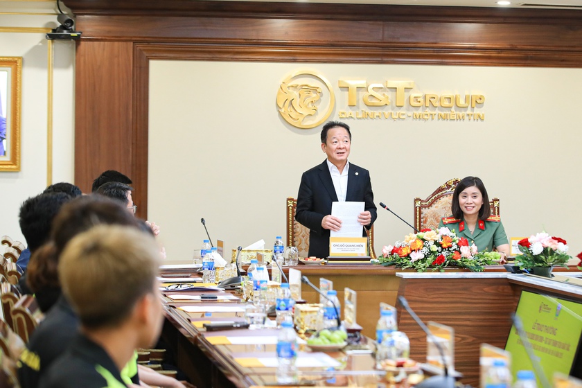 T&T Group trao thưởng hơn 1,2 tỷ đồng cho câu lạc bộ Bóng bàn Công an nhân dân - T&T - Ảnh 3.