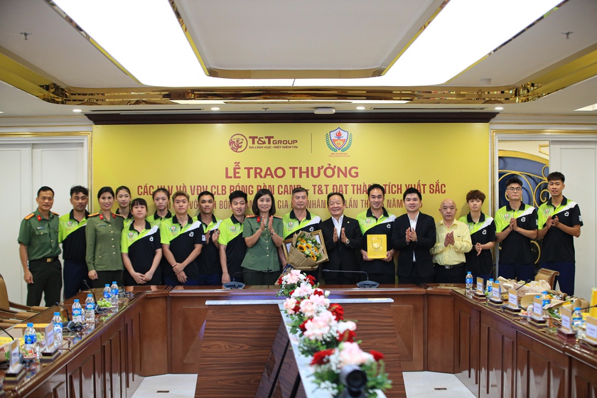 T&T Group trao thưởng hơn 1,2 tỷ đồng cho câu lạc bộ Bóng bàn Công an nhân dân - T&T - Ảnh 5.