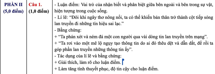 Đề thi, đáp án Ngữ văn thi vào lớp 10 - Ảnh 4.