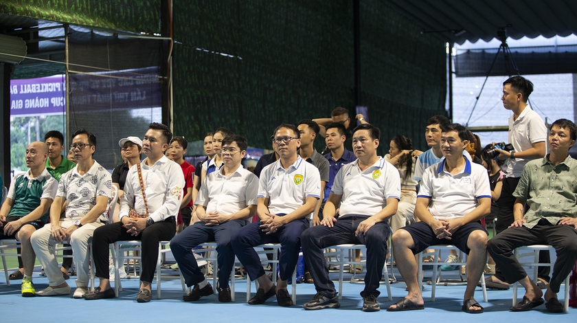 Pickleball báo chí Nghệ An vừa tranh tài, lan tỏa yêu thương - Ảnh 5.