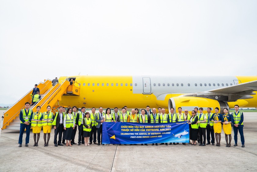 Vietravel Airlines đón máy bay airbus A321 đầu tiên thuộc sở hữu của hãng- Ảnh 4. Vietravel Airlines đón máy bay airbus A321 đầu tiên thuộc sở hữu của hãng- Ảnh 4.