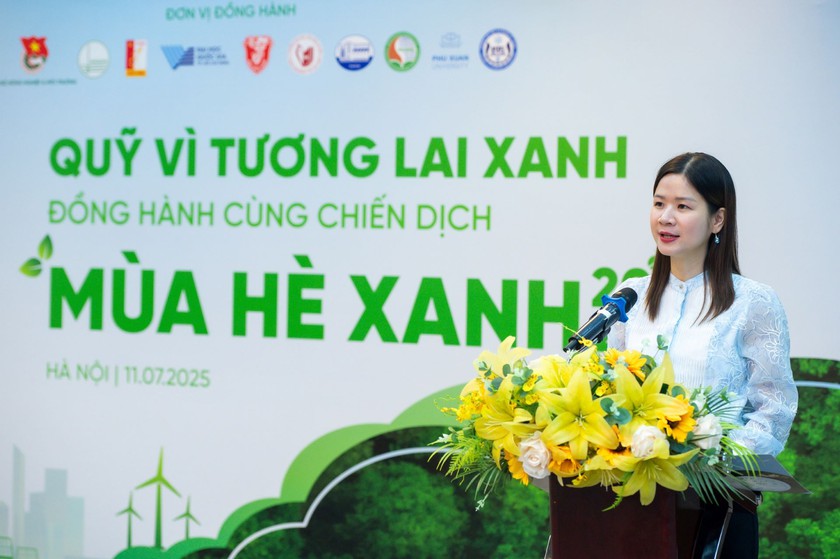 Quỹ Vì tương lai xanh tài trợ gần 3 tỷ đồng cho Chiến dịch Mùa hè Xanh 2025- Ảnh 2. Quỹ Vì tương lai xanh tài trợ gần 3 tỷ đồng cho Chiến dịch Mùa hè Xanh 2025- Ảnh 2.