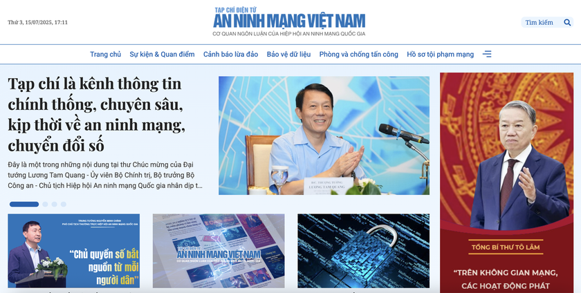 Ra mắt tạp chí điện tử An ninh mạng Việt Nam - Ảnh 1.