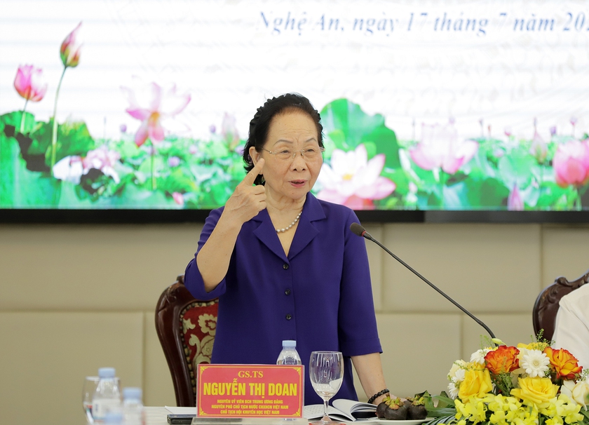 Thường vụ Hội Khuyến học Việt Nam tổ chức Hội nghị lần thứ tám, chủ động ổn định tổ chức đáp ứng tình hình mới - Ảnh 1.