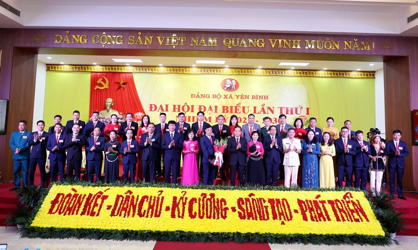Đại hội đại biểu Đảng bộ xã Yên Bình ghi dấu bước chuyển mình mới toàn diện - Ảnh 9.