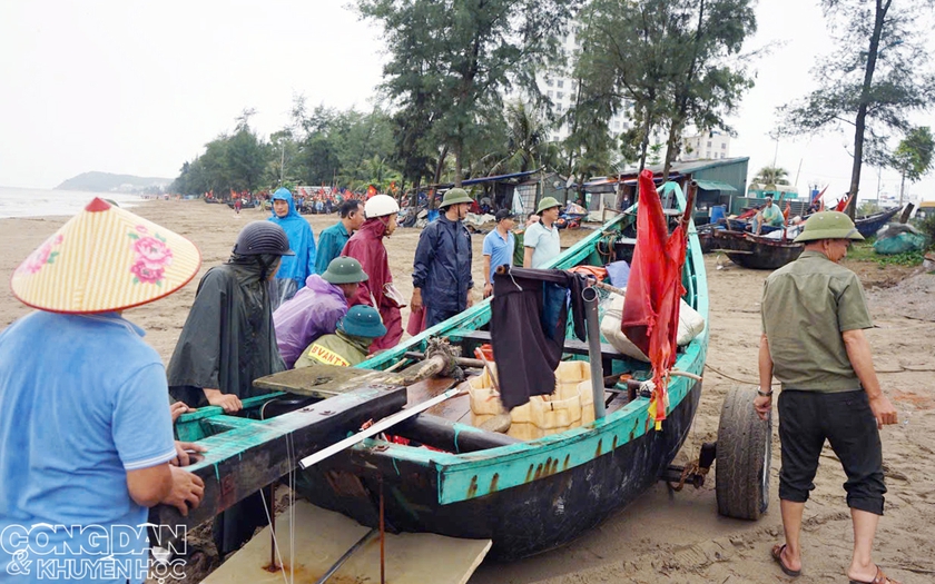 Thanh Hoá chống bão số 3 - Wipha: 6 tổ công tác đã đến các khu vực trọng điểm - Ảnh 1.