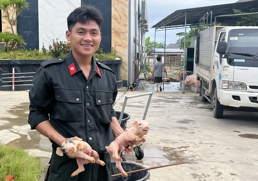 Chạy đua trong đêm lũ cứu đàn lợn 21 con vừa chào đời- Ảnh 3.